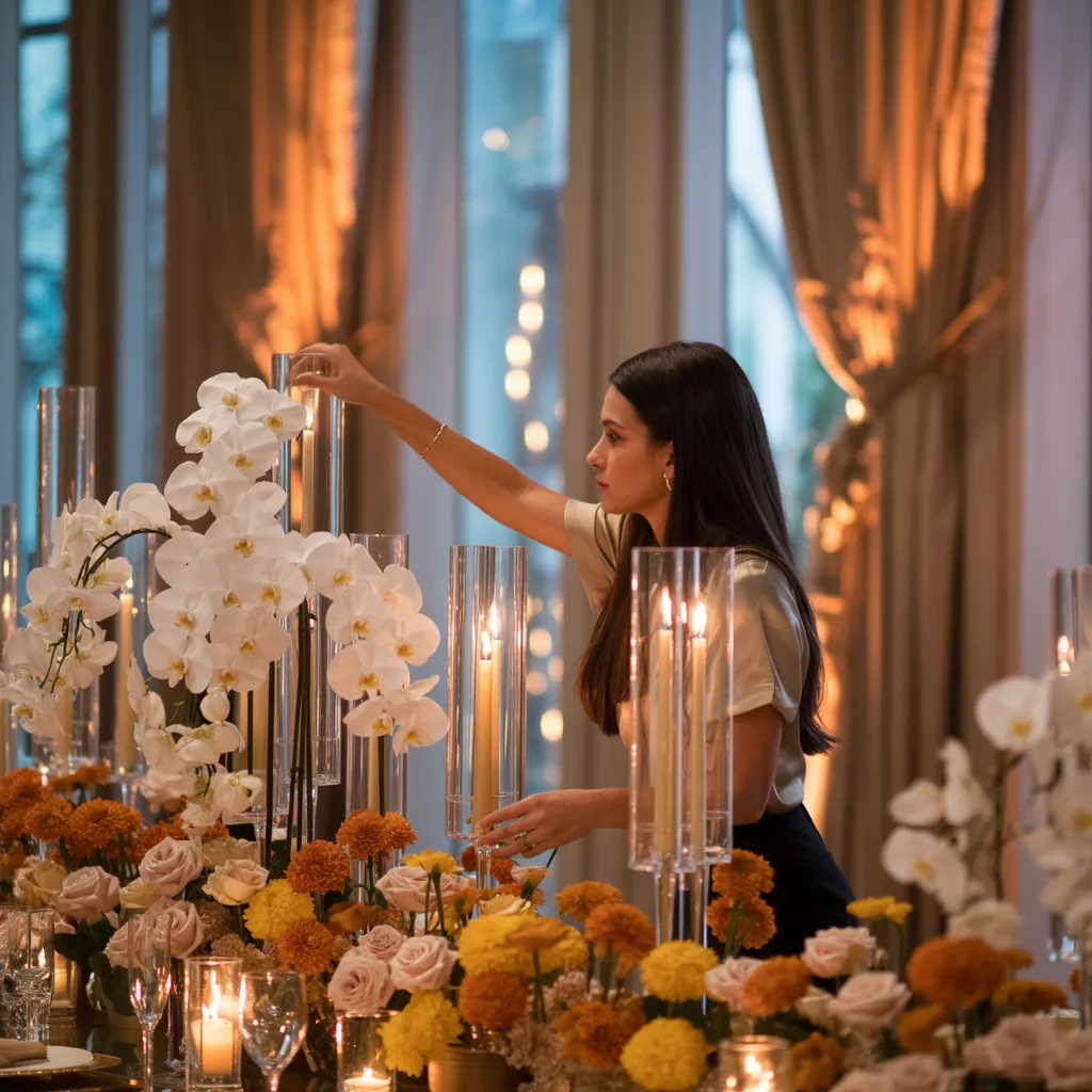 Event planning and decoration setup